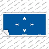 Micronesia Flag Novelty Sticker Decal
