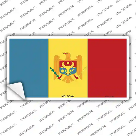 Moldova Flag Novelty Sticker Decal