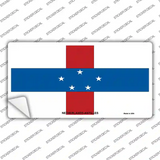 Netherlands Antilles Flag Novelty Sticker Decal