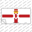 Northern Ireland Flag Novelty Sticker Decal
