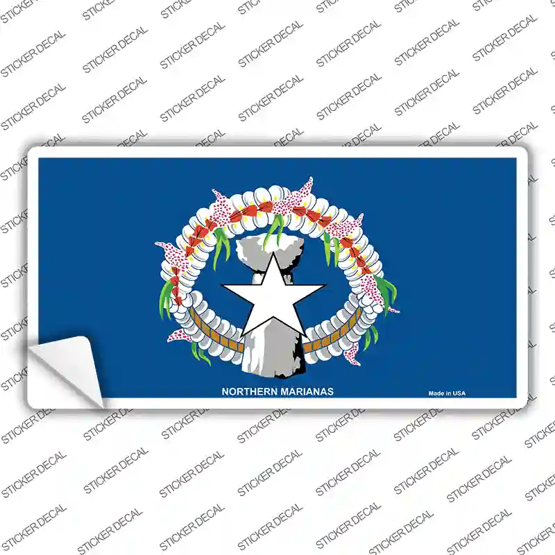 Northern Marianas Flag Novelty Sticker Decal