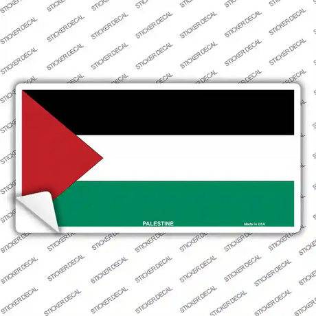 Palestine Country Flag Novelty Sticker Decal
