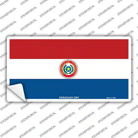 Paraguay-OBV Flag Novelty Sticker Decal