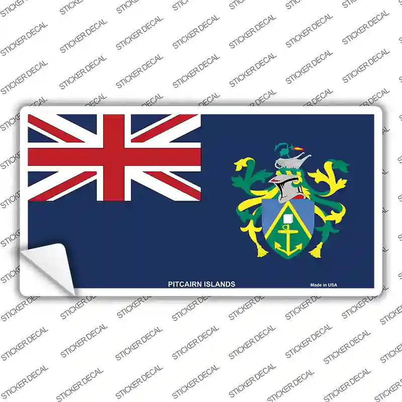 Pitcairn Islands Flag Novelty Sticker Decal