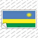 Rwanda Flag Novelty Sticker Decal