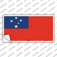 Samoa Flag Novelty Sticker Decal