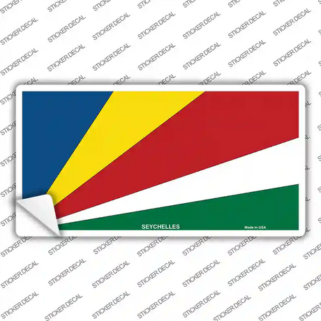 Seychelles Flag Novelty Sticker Decal