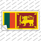 Sri Lanka Flag Novelty Sticker Decal