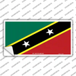 St Kitts-Nevis Flag Novelty Sticker Decal