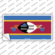 Swaziland Flag Novelty Sticker Decal