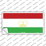 Tajikistan Flag Novelty Sticker Decal