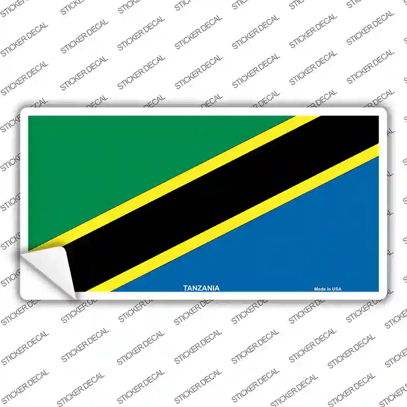 Tanzania Flag Novelty Sticker Decal