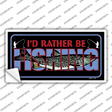 Rather Be Fishing Novelty Sticker Decal