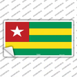 Togo Flag Novelty Sticker Decal