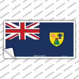 Turks And Caicos Flag Novelty Sticker Decal