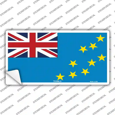 Tuvalu Flag Novelty Sticker Decal