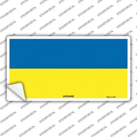 Ukraine Flag Novelty Sticker Decal