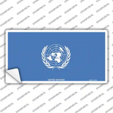 United Nations Flag Novelty Sticker Decal