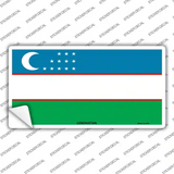Uzbe Kistan Flag Novelty Sticker Decal