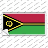 Vanuatu Flag Novelty Sticker Decal