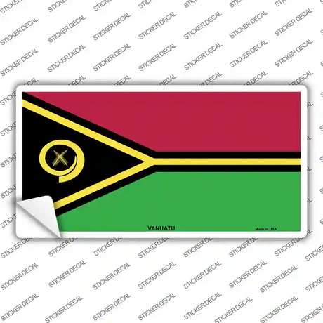 Vanuatu Flag Novelty Sticker Decal