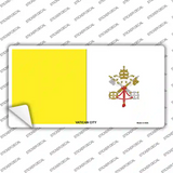 Vatican City Flag Novelty Sticker Decal