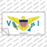 Virgin Islands US Flag Novelty Sticker Decal