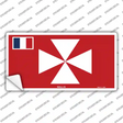Wallis Flag Novelty Sticker Decal