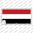 Yemen Flag Novelty Sticker Decal
