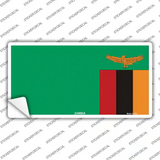 Zambia Flag Novelty Sticker Decal