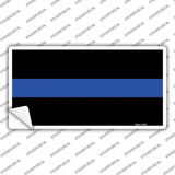 Thin Blue Line Police Novelty Sticker Decal