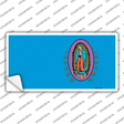Virgin Mary Blue Novelty Sticker Decal