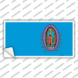 Virgin Mary Blue Novelty Sticker Decal