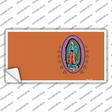 Virgin Mary Copper Novelty Sticker Decal