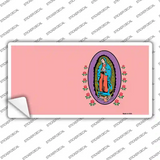 Virgin Mary Pink Novelty Sticker Decal