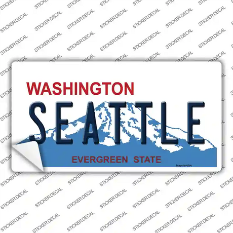 Seattle Washington Novelty Sticker Decal