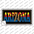 Arizona Inlayed State Flag Novelty Sticker Decal