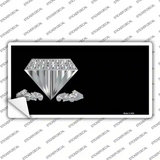 Diamonds Offset Novelty Sticker Decal