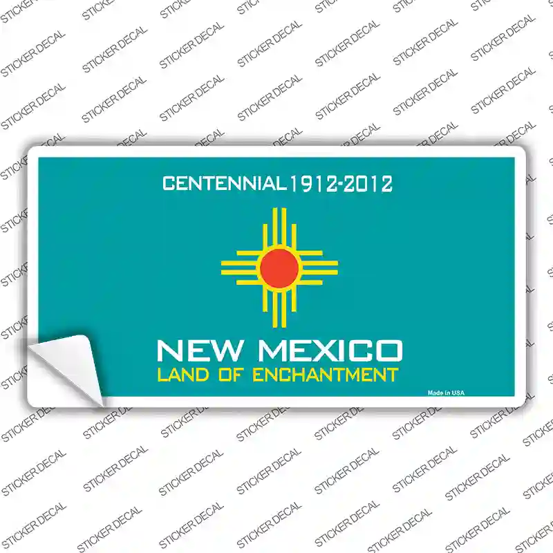 New Mexico Background Novelty Sticker Decal