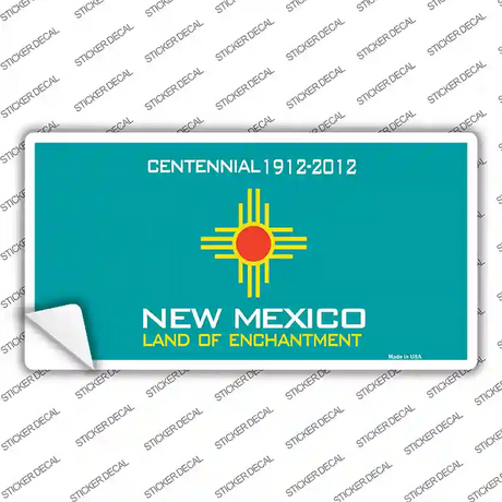 New Mexico Background Novelty Sticker Decal