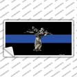 Thin Blue Line Police SWAT Novelty Sticker Decal