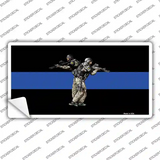 Thin Blue Line Police SWAT Novelty Sticker Decal
