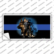 Thin Blue Line Police K-9 Novelty Sticker Decal