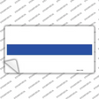 Thin Blue Line White Novelty Sticker Decal