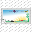 Ohio State Blank Background Novelty Sticker Decal