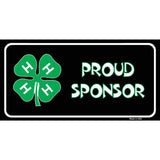 4-H Proud Sponsor Novelty Sticker Decal
