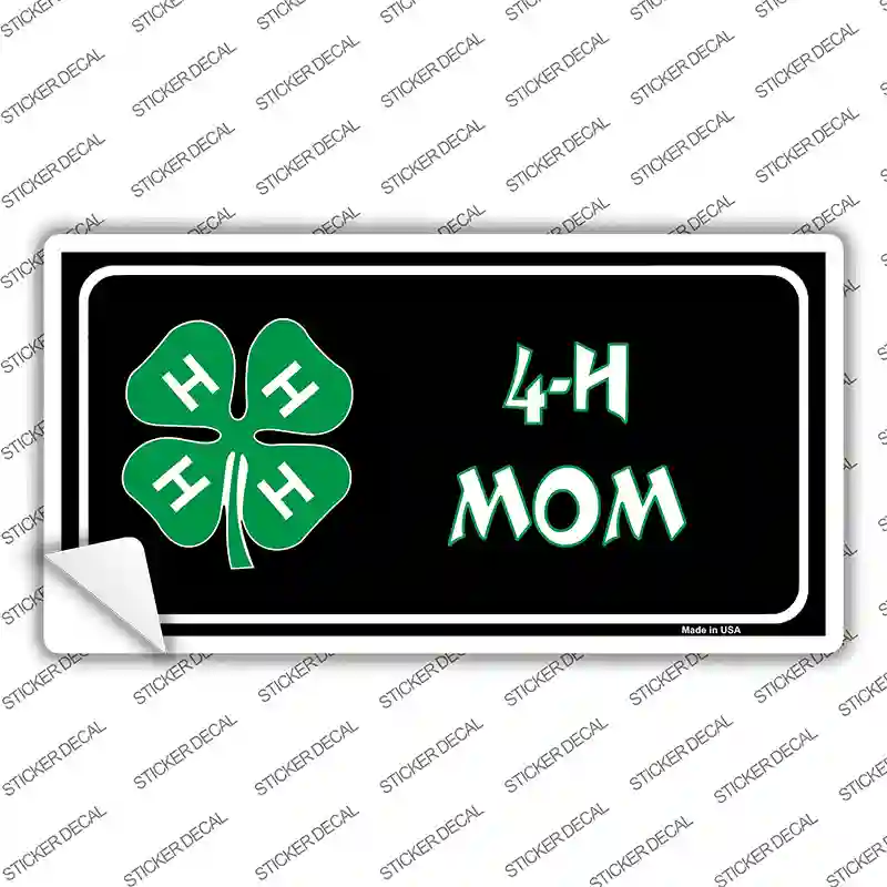 4-H Mom Novelty Sticker Decal