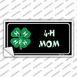4-H Mom Novelty Sticker Decal