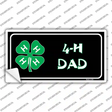 4-H Dad Novelty Sticker Decal