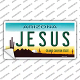 Jesus Arizona State Novelty Sticker Decal